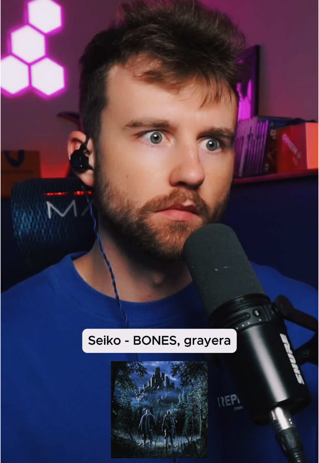 A masterpiece baby. Go watch my full reaction! #songoftheday #teamseshbones #teamsesh #bonesrapper #dungeon #fyp 