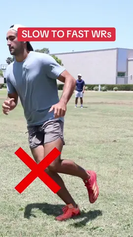 SLOW TO FAST WRs #football #foryou #fyp 