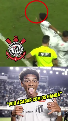 Robinho Jr. provocou o Corinthians 