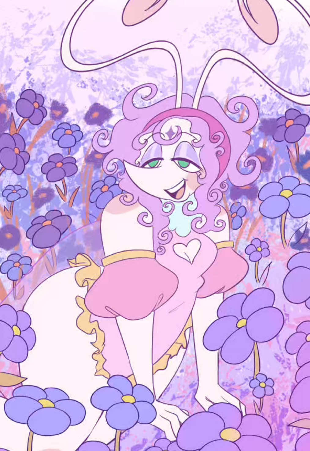 Just two little fairies being silly and flirting HARD 🔮📍 This took a while to animate so please share 💀 🔮📍 #animation #fairies #fyp #fairy #hippiefanni #fanni #webcomic #comic #art #digitalart #original #trend 