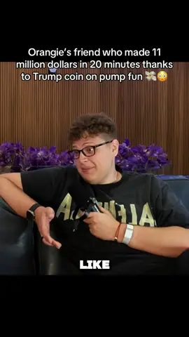 Meme coin millionaires are kids 😳. #fyp #memecoin #orangie #solana #trading @orangie 