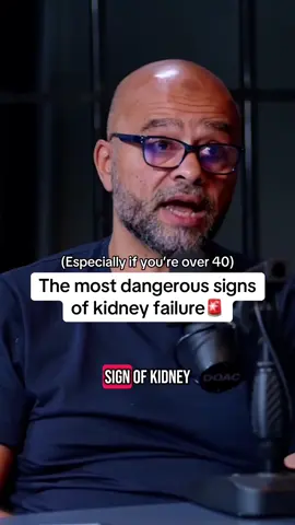 The most dangerous signs of kidney failure