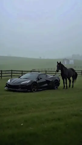 Z06 x Horse #fyp 