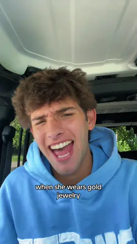 my crush wears only gold jewelry