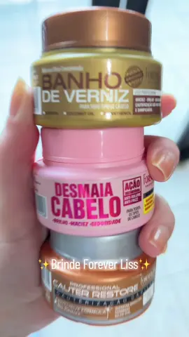 ✨Olha só o que a @Forever Liss está disponibilizando! 3 mini máscaras capilares, com 40g, você só vai pagar o frete fixo de 19,90 ✨ #fyy #foreverliss #mascarascapilares #cabelo #foryo 