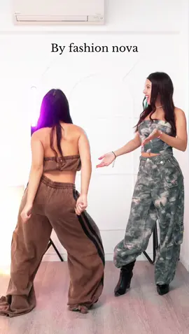 quédate hasta el final😂@Fashion Nova  amamos amoorrr💋 •On my mind cargo Pant set  •keep it real washed pant set 