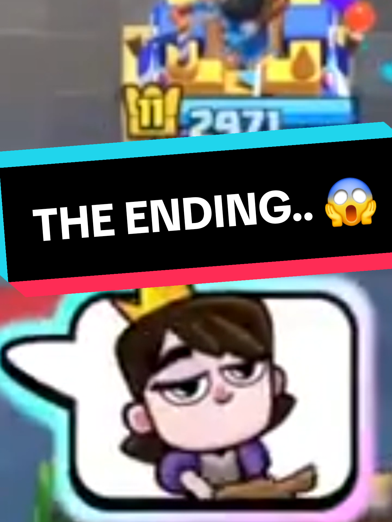CRAZY ENDING 💀 #supercell #clash #clashroyale #clashroyalepro  #clashroyalememes #WhatToPlay #fypシ 