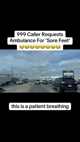 999 Caller Requests Ambulance For 'Sore Feet' 😂 #emergency #dorovict #fyp 