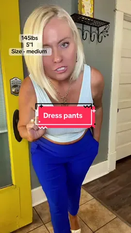 The most cutest comfortable dress pants you will ever own, and they look professionally tailored! #womenspants #casualpants #pantsforwomen #highwaistedpants #womenpants