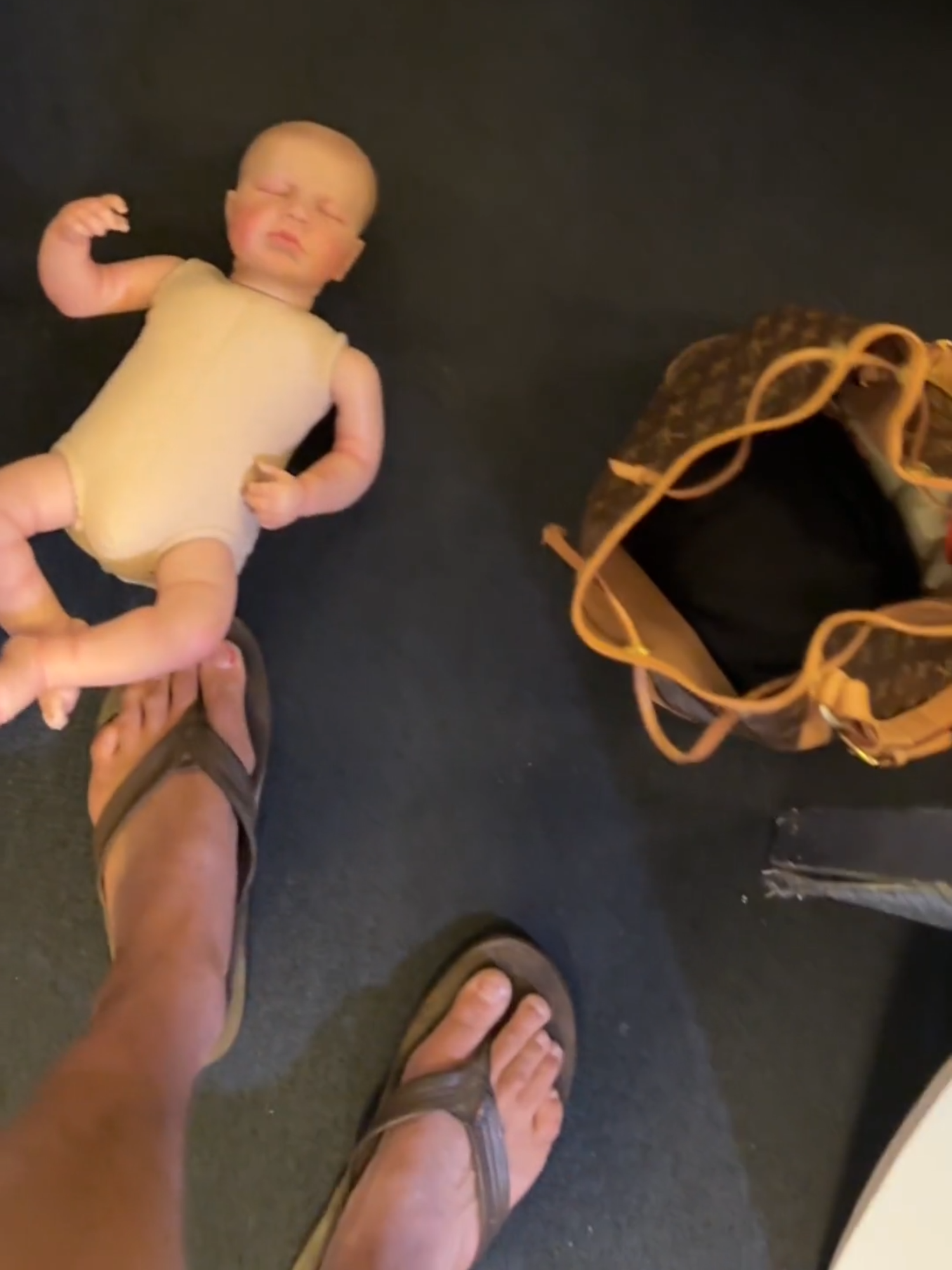 Woman attempts to sneak into first class with a fake baby! 🤯