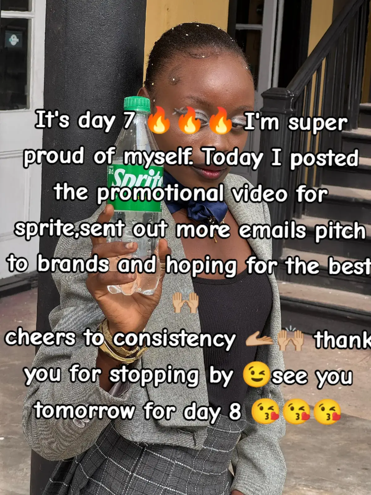 please keep tagging sprite in my promotional video 🙏🏼Thank y'all for your support  I love you guys 💗 #90daysglowwithria #90dayschallenge  #vlogtiktok 