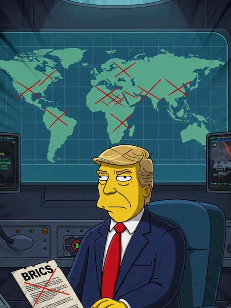 Trump acabará con Los BRICS #brics #trump #lossimpson #predicciones 