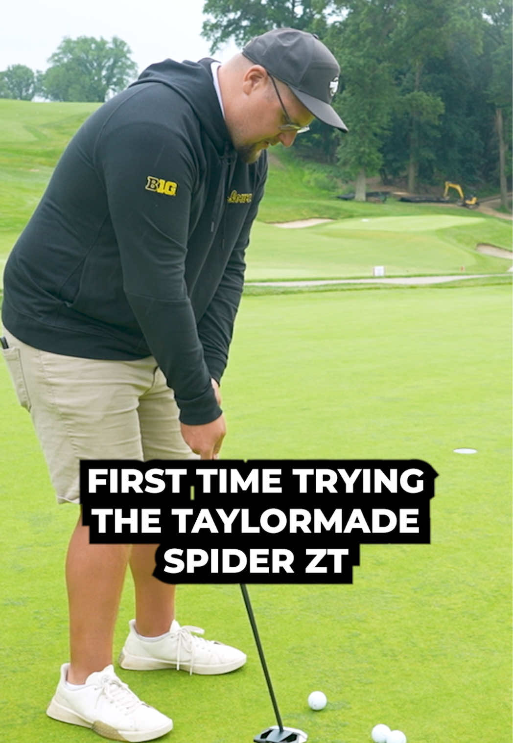 New wand in the bag for Trent? @TaylorMade Golf Tour Putter Fitter James Holley came through with the new Spider ZT to help get him dialed.