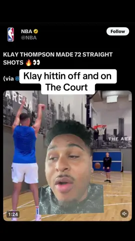 He gotta go for the record #klaythompson #basketball #megtheestallion #fyp 