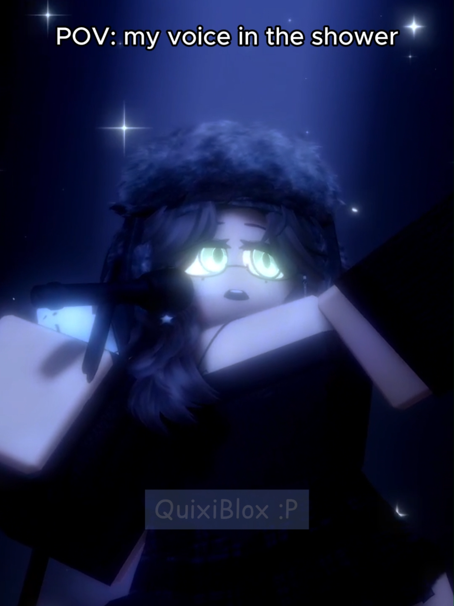 POV: my voice in the shower #quixiblox #robloxfyp #animation #robloxanimation