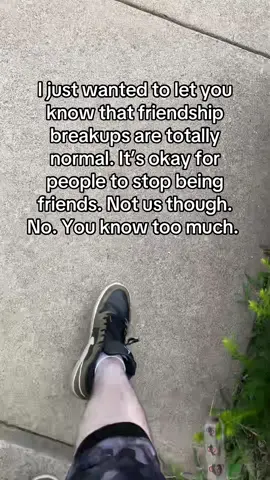 You’re stuck with me 