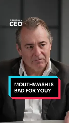 Is this why mouthwash is bad for you? 🦷 #Diaryofaceo #podcast #clips #podcastclips #viral #development #selfdevelopment #healthy #health #body 