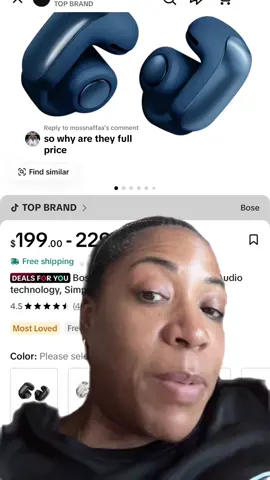 Replying to @mossnaffaa run - they are on sale!  #bose #boseultraopenearbuds #earbuds #fyp #sale #DealsforYouDays 