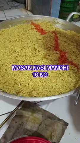 #MASAK NASI MANDHI 10 KG#PORSI 100 ORANG NASI ARAB