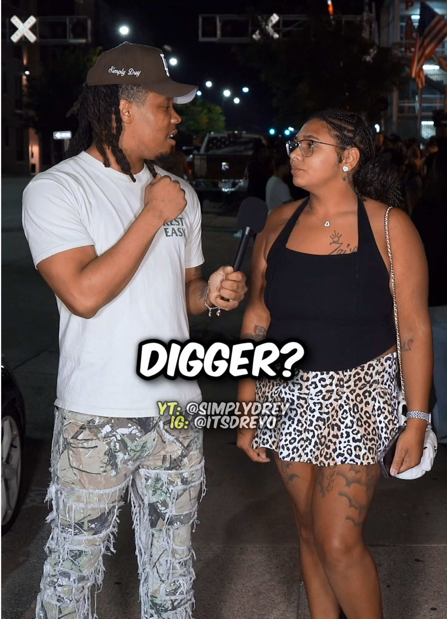 Is She A Gold Digger? 💰 #fyp #foryou #viral #publicinterview 