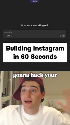 I built Instagram in 60 seconds using just AI! 🤖 #ai #lovable