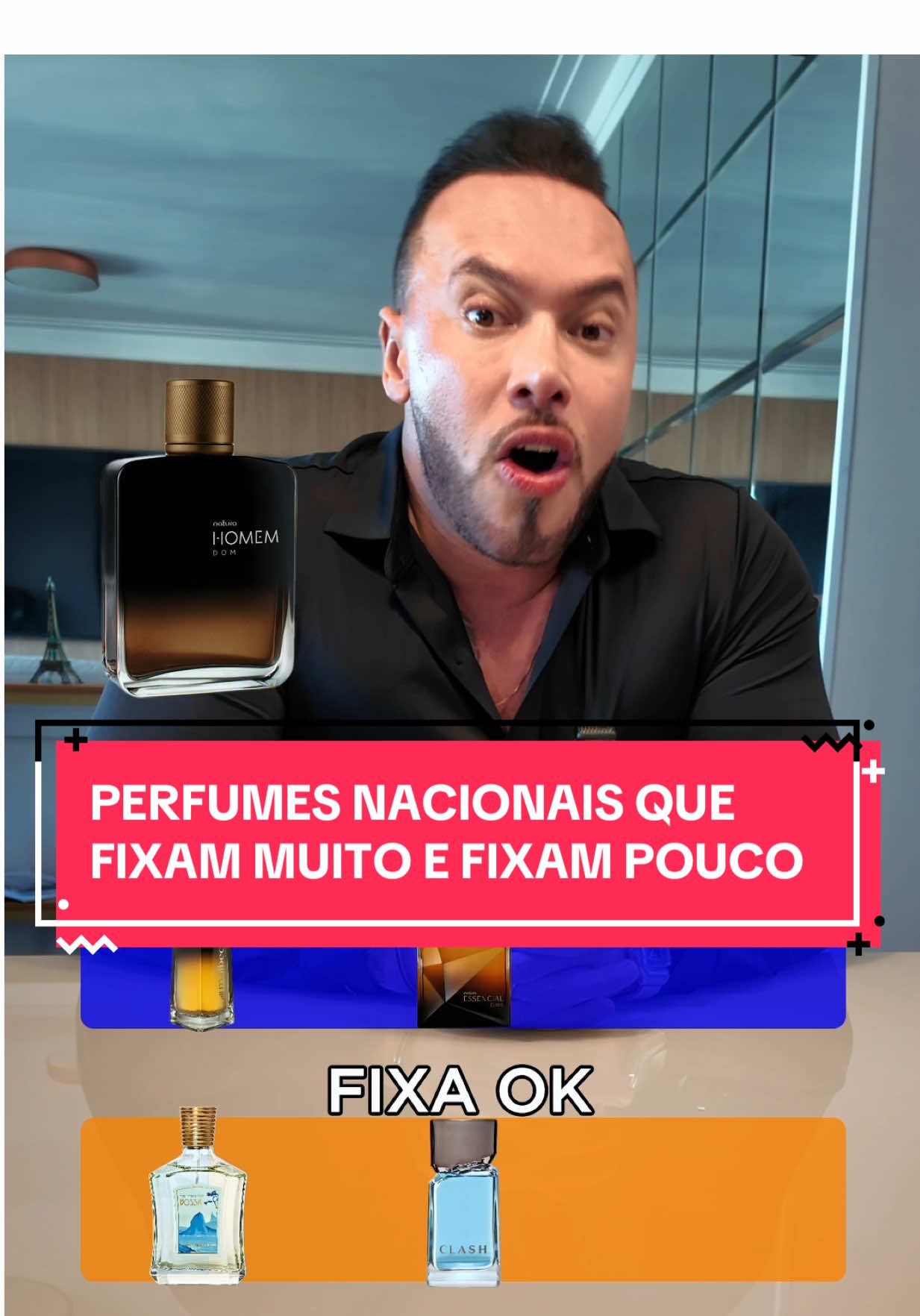 Perfumes nacionais que FIXAM MUITO e FIXAM NADA🇧🇷 E aí, qual faltou na lista?! Manda!👇🏻 #perfumes #perfumetiktok #natura 