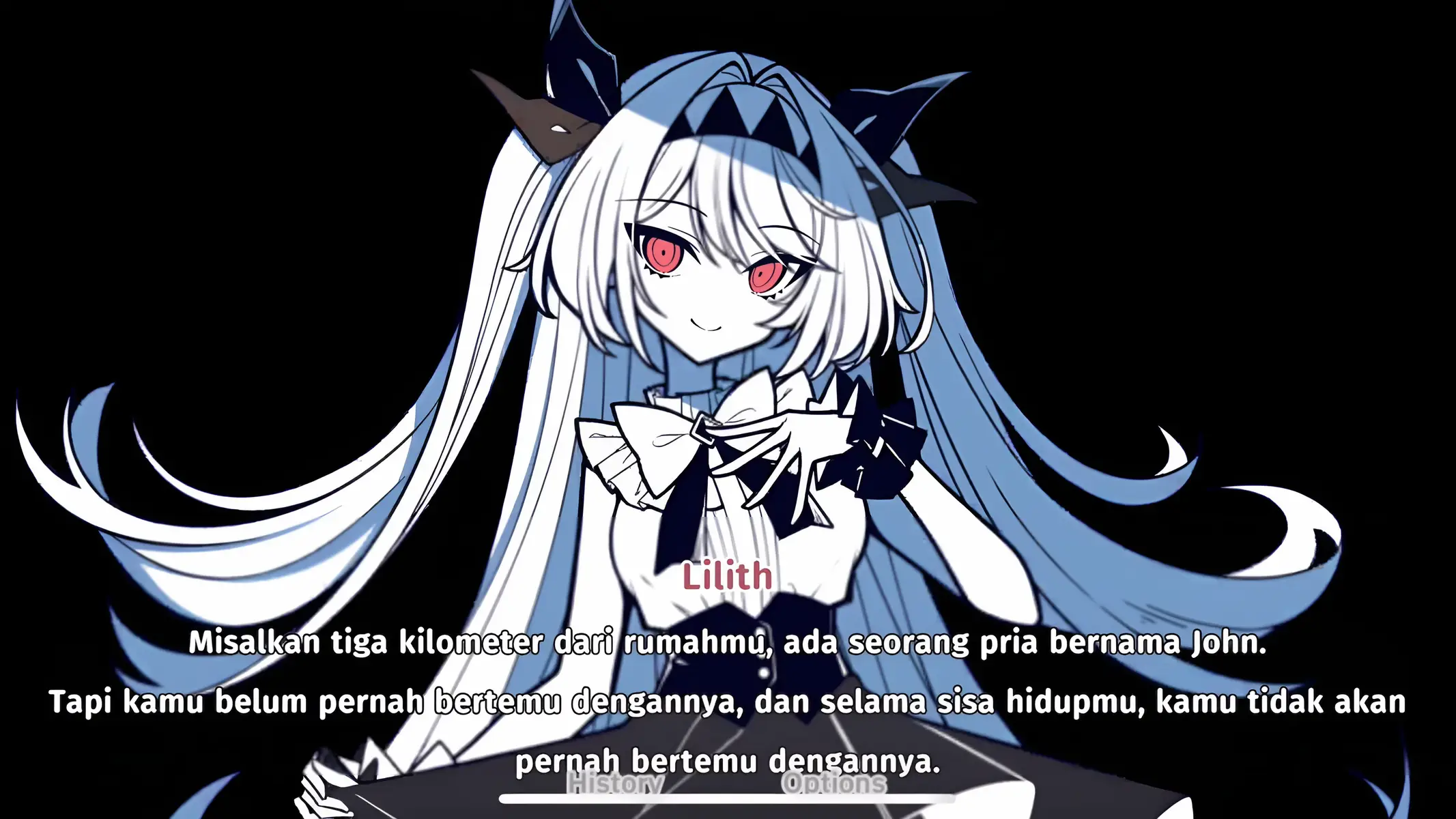 Absolute cinema. #thenoexistencenofyouandme #lilith #peakgame #absolutecinema #visualnovel #kyounofamily #fyp #xyzbca #foryoupage #whitehair 
