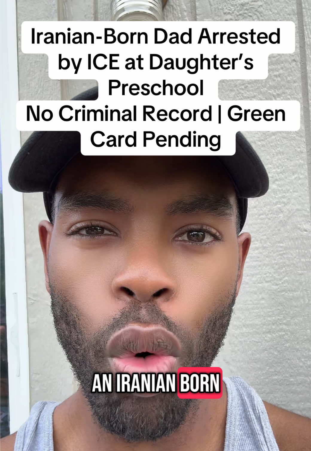 Mahdi Khanbabazadeh, an Iranian-born father with no criminal record, was arrested by ICE while dropping his daughter off at preschool. He’s married to a U.S. citizen. Green card pending. This is what happened. #JusticeForMahdi #mahdikhanbabazadeh #breakingnews 