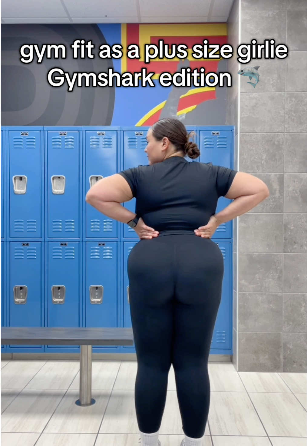 What I wore to hit glutes & hammies as a plus size girlie in the gym 🍑 @Gymshark #gymsharkwomen #plussize #biggirls 