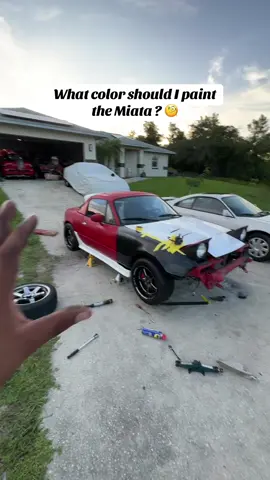 Now to decide what color to go with? 🧐 #miata #wheels #fyp 