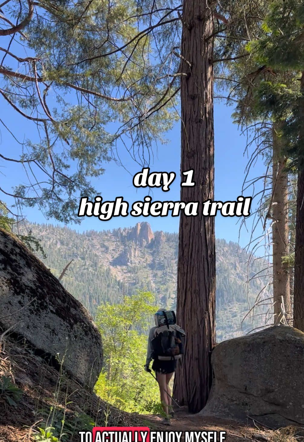 It’s go time! 🙌🏼 #day1 #thruhike #backpacking #adventures #hike #sequoianationalpark #hst 