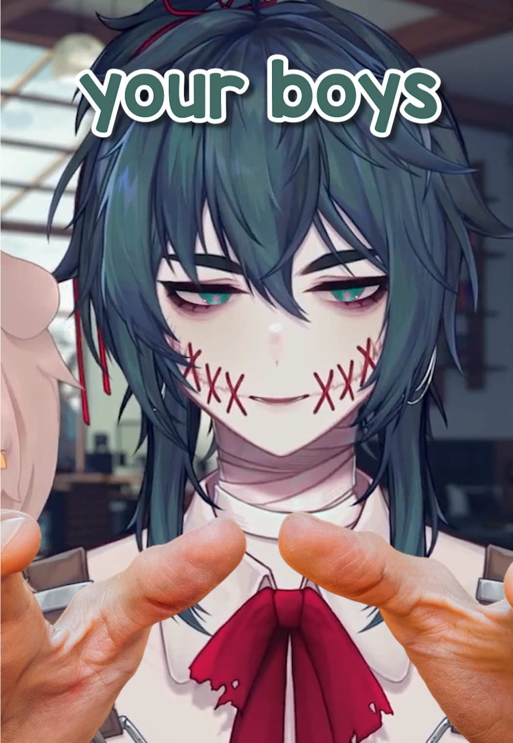 I love you guys! #vtuber #vtubers #vtuberclips #vtubermemes #femboy #omivt @misoyan 