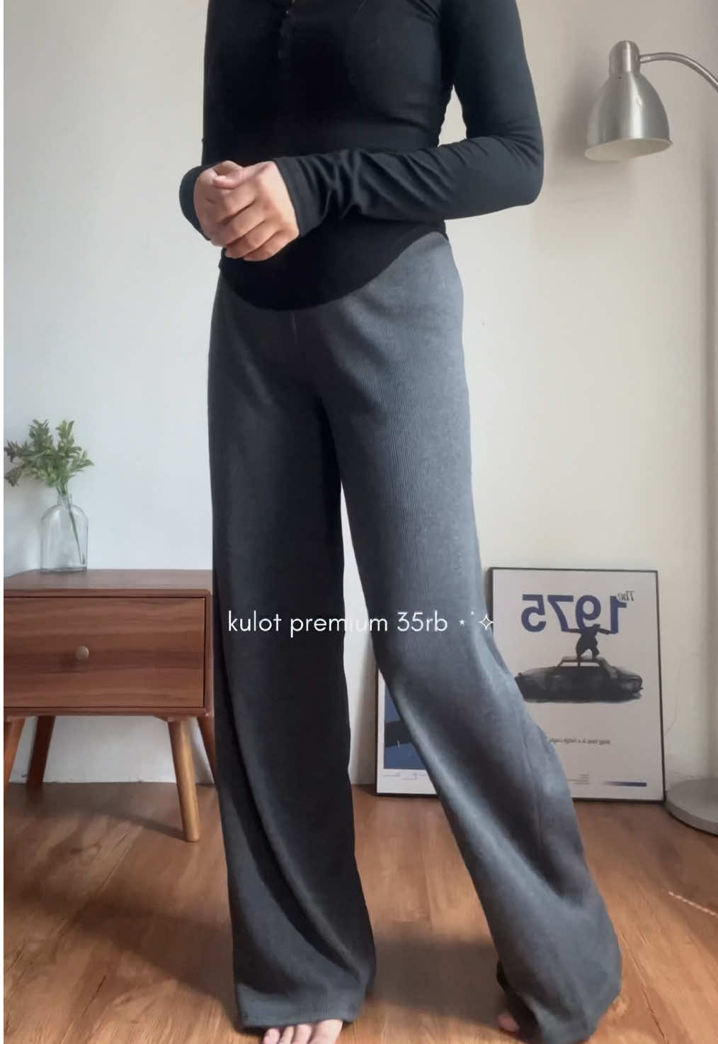 knp si kulot kyak gini tuh nyaman bgt😭 apa setiap hari aj gw pake y ? #kulot#kulothighwaist 
