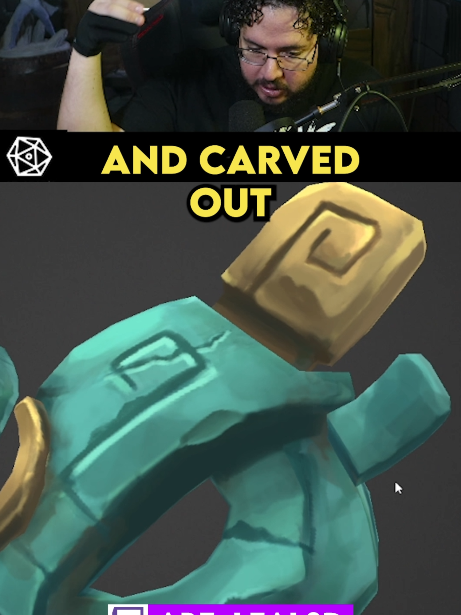 One of the most important things to understand when hand painting is the importance of value and how it can describe volume in an object #3d #digitalsculpting #zbrush #rendering3d #3dcoat #handpainted #marmosettoolbag5 #design #unrealengine
