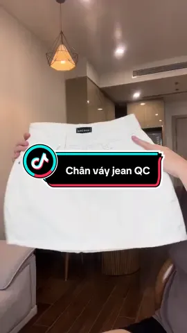 Màu trắng mix đồ siêu xinh nha #quanvay #chanvayjean #jeanqc #chanvay #chanvaytron 