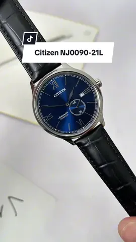 Mở hộp siêu phẩm Citizen NJ0090-21L mặt xanh dương trẻ trung, khung viền titanium ✨ #donghochinhhang #donghonam #donghoco 