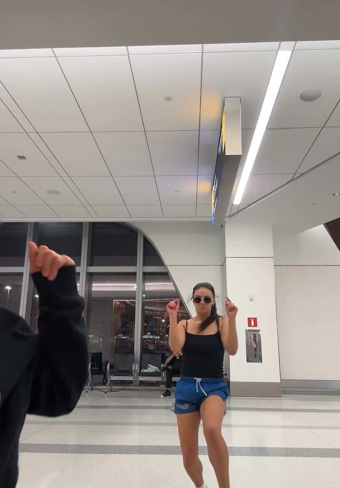 LGA terminal C!! @Leah Joy  #fyp #nyc #lga #delta #airport #vibes #dance #foryou 
