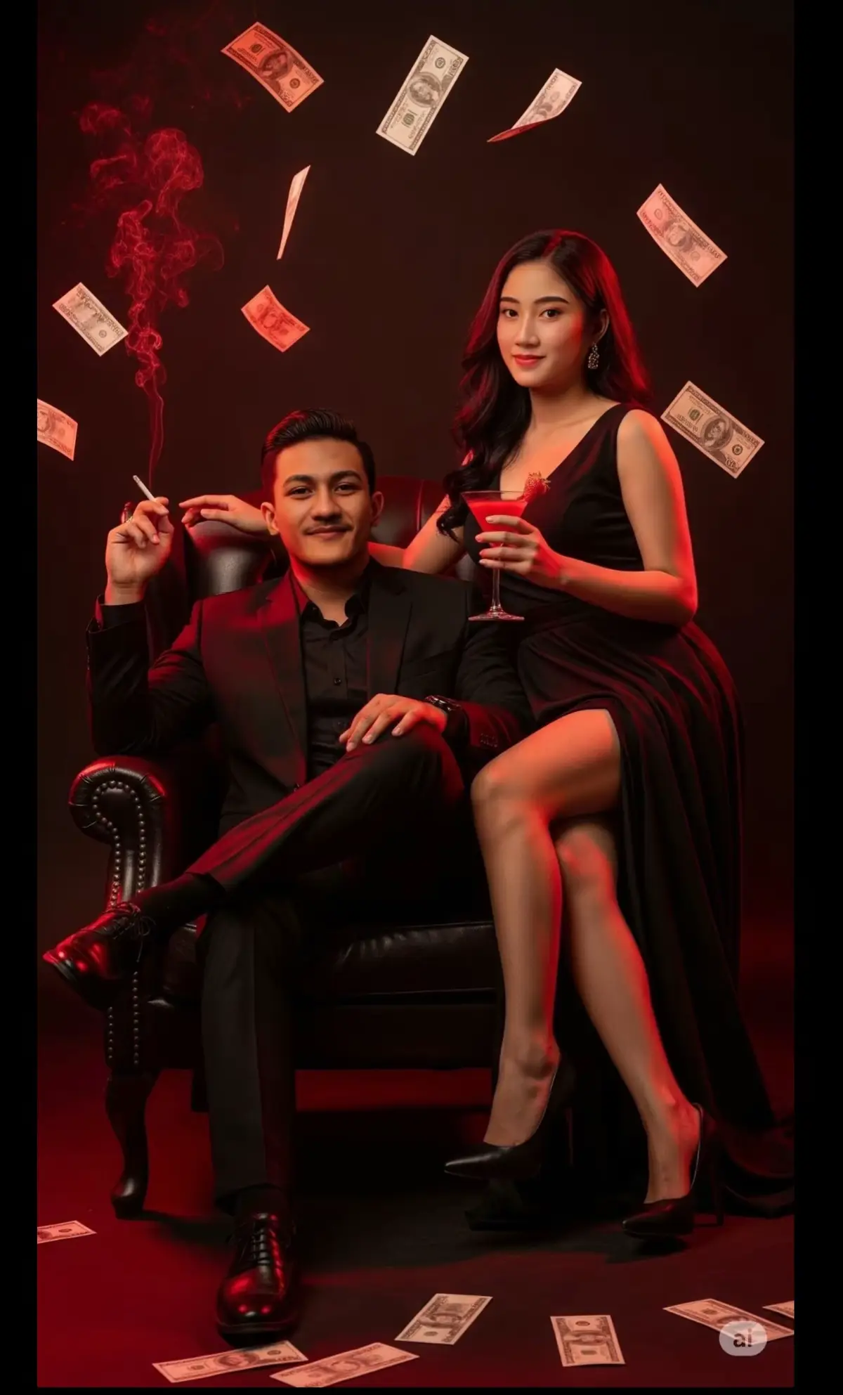 Open Jasa edit Preweeding mafia star 10k #fyp #gemini #AI #wedding #mafia 