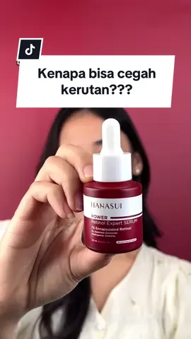 Cegah kerutan dan bikin glowing pake Power Retinol Expert Serum!🧏🏼‍♀️❤️‍🔥 #Hanasui #DontWorryBeGlowing 