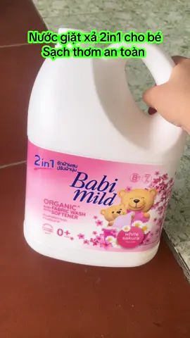 Nước giặt xả cho bé, mẹ đã dùng thử chưa #xh #sanphamxuhuong #babimild#banjtxa #2in1 #nuocgiat #nuocgiatchobe 