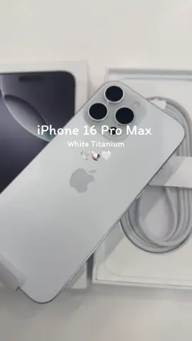 สีขาวดูดีเลย 🤭#iphone16promax #iphone #apple #อุดรธานี 