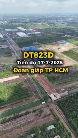 Cập nhật mới về tuyến đường DT823D đoạn nút giao về địa phận TP HCM#vinhomeshaunghia #VinhomesGreenCity #haunghia #vinhomesgreencity 