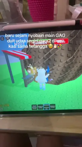 baru nyobain grow a garden, duit awal 0 jadi 300jt gara2 dikasi kasi doangg 😭😭💕 makasii banyak yaa tetangga tetangga baik hati 🥹🙏🏻 #fyp #roblox #robloxfyp #robloxedit #robloxstory #robloxtiktok #robloxgames #growagarden #robloxgag #gag 