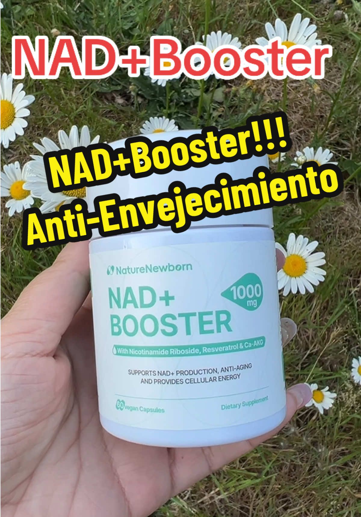 NAD + Booster, Anti-envejecimiento! #tiktokshop #fyp #❤️ #fypシ #parati #viral #tiktok #fypシ゚viral #NAD #antiaging #supplements #antienvejecimiento #suplementos 