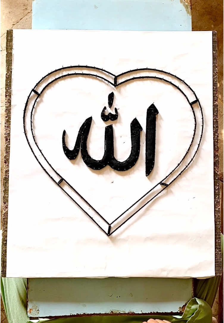 Must Repost Everyone Allah#calligraphy #names #artist #deaf 