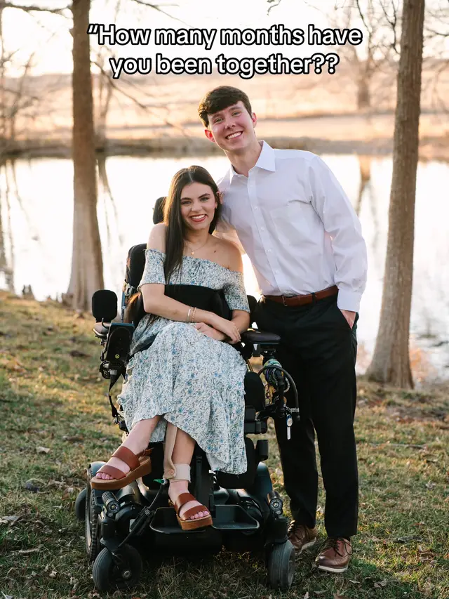 a glimpse into the years:)  2020- we had only been together for 1 week before i became paralyzed, but we chose to love each other through it  2021- i started college and he graduated high school   2022- he joined me at college and we went to a Harry Styles concert together (it was phenomenal btw) 2023- our families took a trip together and we went to the Paralympic museum  2024- i started driving again and he officially made it into our family pictures 2025- we got engaged and started planning our wedding together 