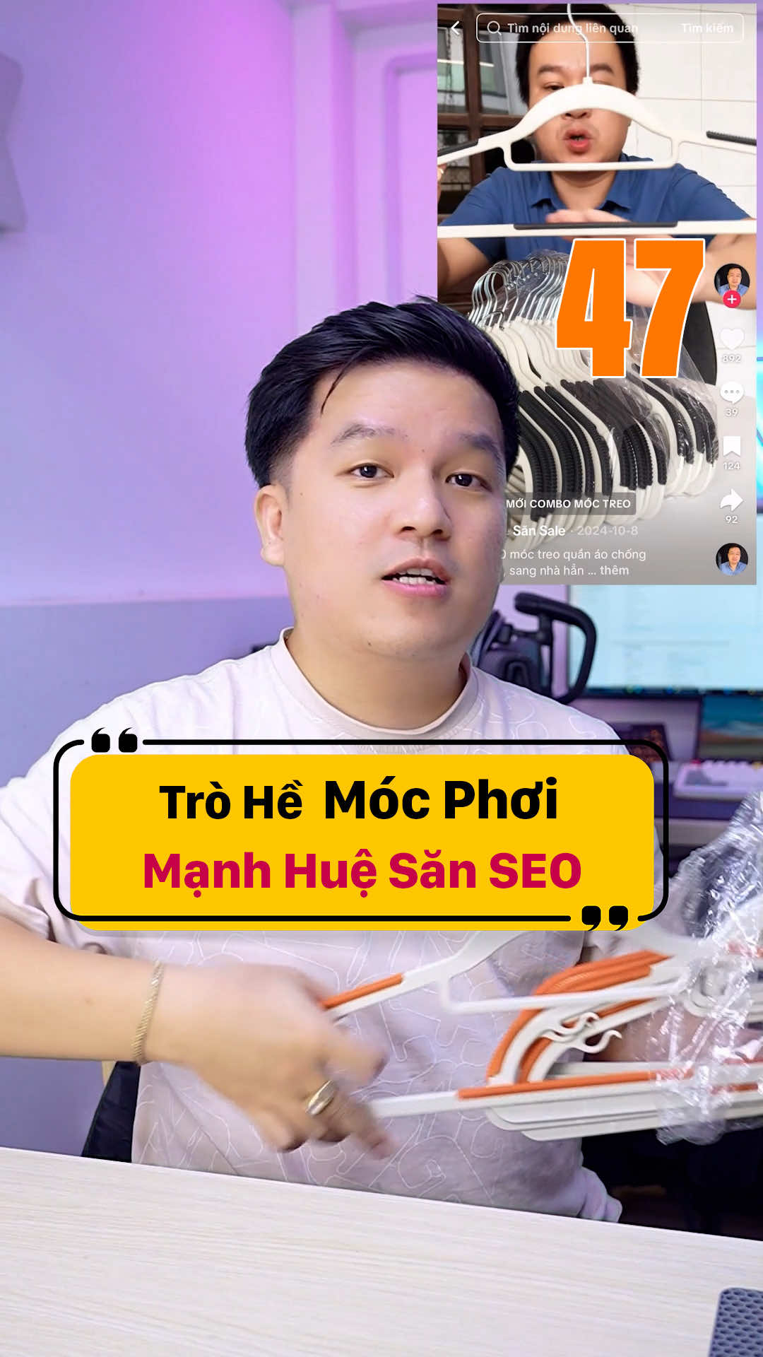 Check Var combo móc áo chống trượt mà mình mua từ giỏ hàng của Mạnh Huệ Săn Sale. mình chưa từng thấy nhựa móc phơi quần áo chống trượt bằng abs nào mà có chất lượng như thế này. --- Duy Vũ Check Var #duyvucheckvar #manhhuesansale #mocao #mocphoido #moctreoquanao #huesansale93 #manhhuereview #dogiadung