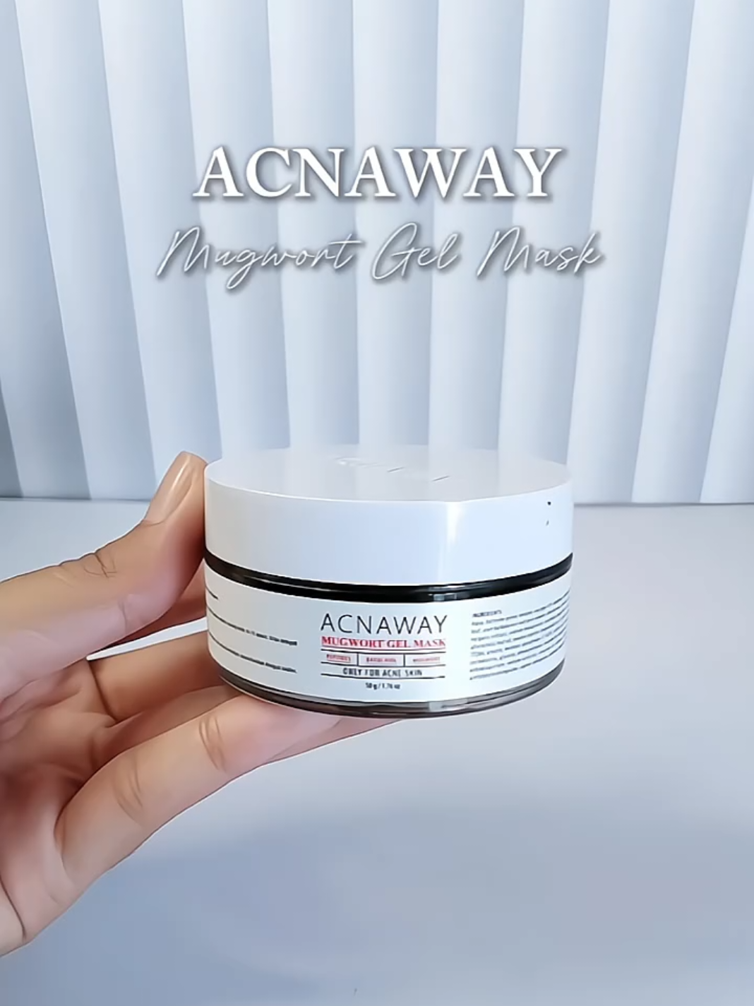 Maskeran rasa adem & damai😌 ACNAWAY Mugwort Gel Mask bantu redain jerawat, kemerahan, dan bikin kulitmu tenang kayak abis healing! 🌿 ✨ Teksturnya gel dingin ✨ Mugwort-nya calming banget ✨ Dipakai rutin = kulit makin bersih & sehat! 💚 Only for acne skin? YES, and it works! #acnaway #acnawaymugwortgelmask #calming #jerawat #foryou 