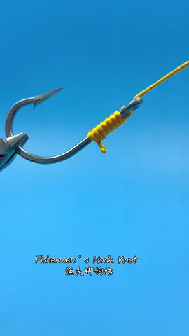 Fishermen’s hook knot #angel #fishing #钓鱼 