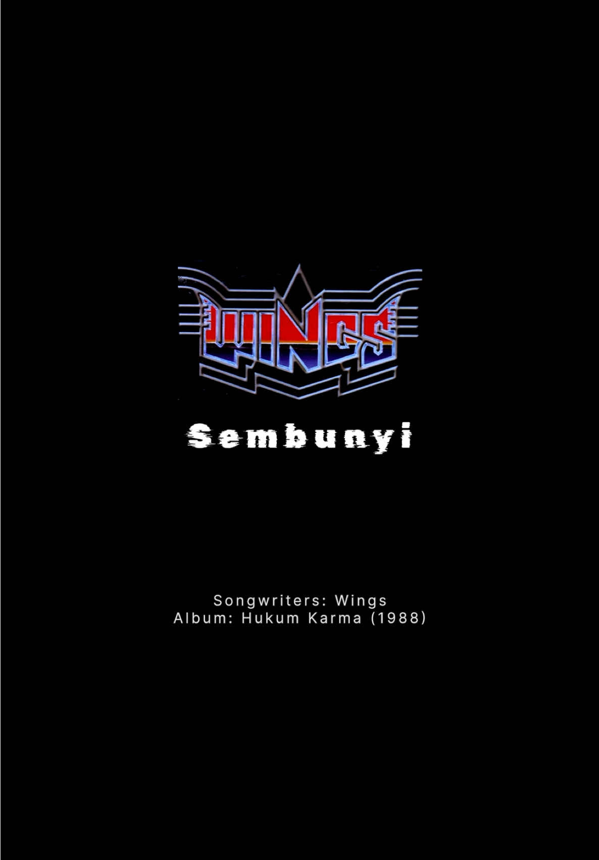 Kau tak mampu pergi, tinggalkan janji saksi, Kau tak akan lari, dari nodamu sendiri, Kau tak boleh sembunyi, dari ajal yang dijanji. #sembunyi #wings #hukumkarma #niezaofficial #bandrockmalaysia #lagurockmalaysia #lagurocklama #lagurockmelayu90an #lagurock #lagurockdulu2 #lagurockmelayu #lagurockduludulu #fypシ゚viral 